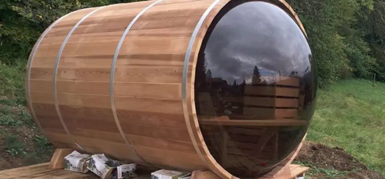 Panorama 4-Person Glass Cabin Sauna Maintenance in Bradford, Ontario