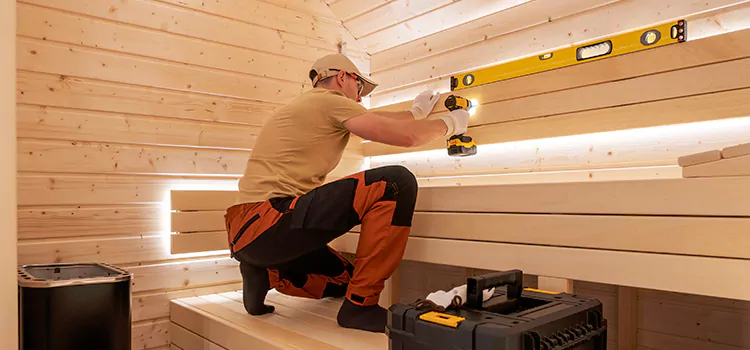 Residential Sauna Assembly And Installation in Bradford, Ontario