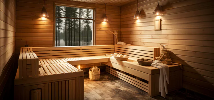 Traditional Sauna Design in Bradford, ON