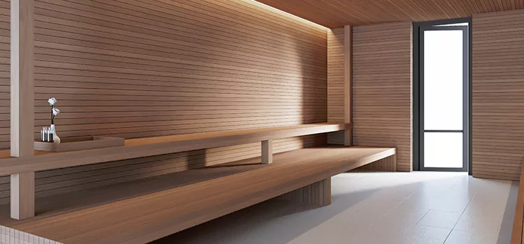 Spruce Wood Sauna Maintenance in Bradford, ON