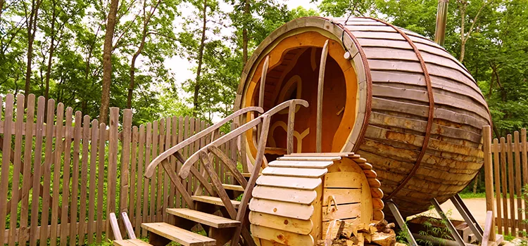 360° Panoramic Bubble Window Sauna Installation Services in Bradford, Ontario
