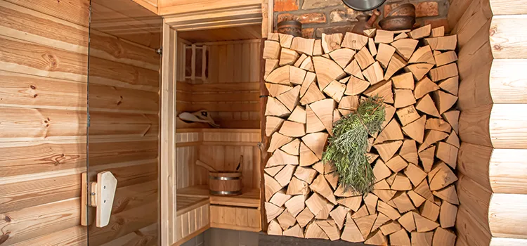 Eucalyptus Wood Sauna Walls Repair And Installation in Bradford, ON