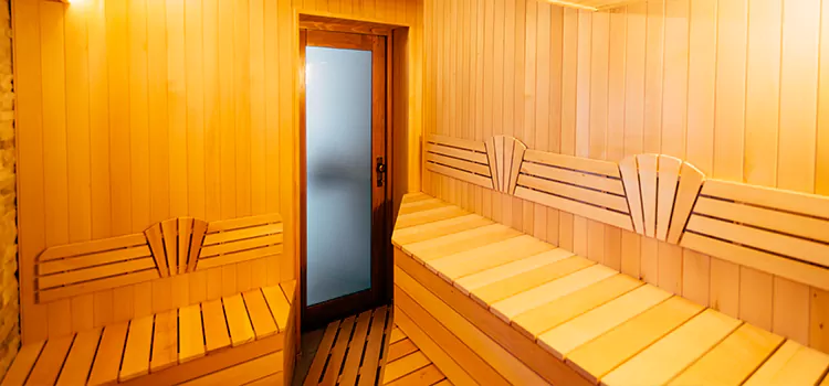 Old Cabin Conversion To Sauna in Bradford, Ontario