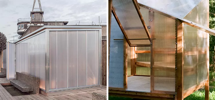 Transparent Wall Sauna in Bradford, ON