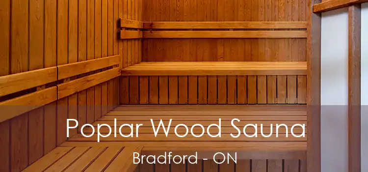  Poplar Wood Sauna Bradford - ON