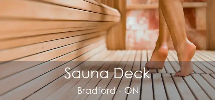  Sauna Deck Bradford - ON