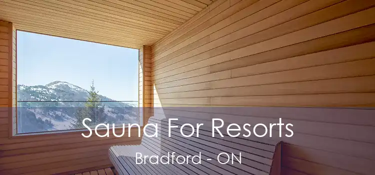  Sauna For Resorts Bradford - ON