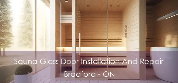  Sauna Glass Door Installation And Repair Bradford - ON